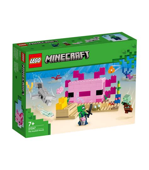 LEGO® MINECRAFT 21247 THE AXOLOTL HOUSE, AGE 7+, BUILDING BLOCKS, 2023 ...