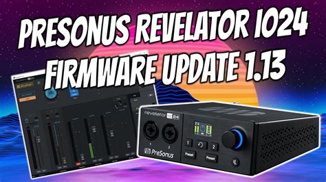 Presonus Revelator Io24 Firmware Update 1 13 New Loop Back Channel