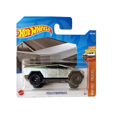 Masinuta Metalica Hot Wheels Tesla Cybertruck Gri Emag Ro