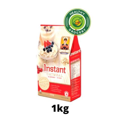 Jual Captain Oats Instant Oatmeal 800gr Free 200gr Premium Natural