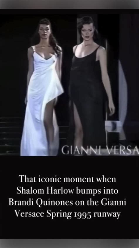 𓇢𓆸 Shalom Harlow 𓇢𓆸 Brandi Quinones 𓇢𓆸 Gianni Versace Spring 1995 Show