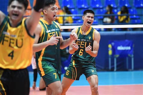 Uaap Feu Posts Fourth Straight Win Beats Ue In Men S Volleyball