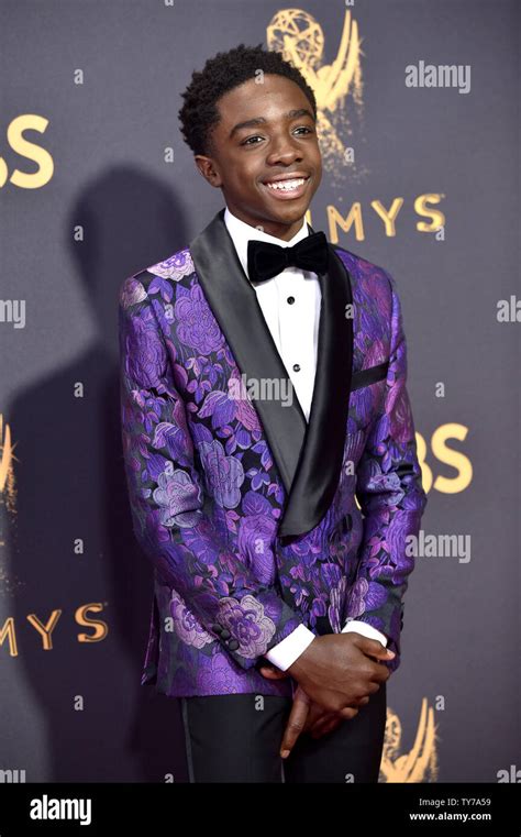 Actor Caleb Mclaughlin Arrives For The 69th Annual Primetime Emmy