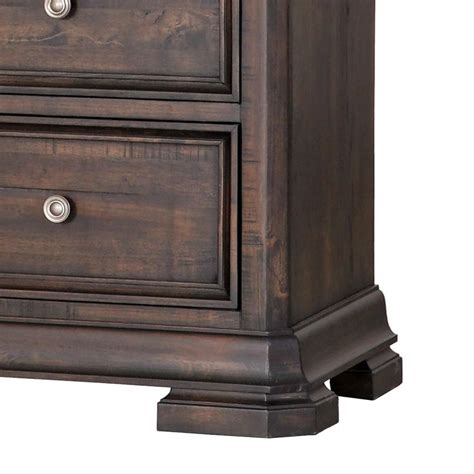 Napa Furniture Design Grand Louie Drawer And Door Chest In Ebony