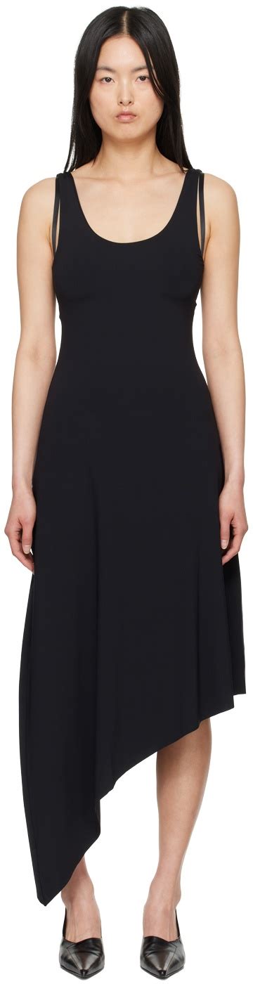 Our Legacy Black Hang Midi Dress Our Legacy