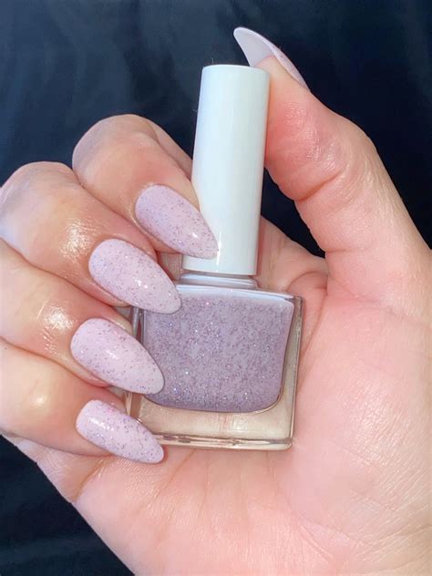 Light Pink/silver Glitter Nail Polish Sparkle Nail Polish : - Etsy