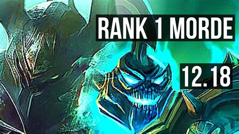 Mordekaiser Vs Hecarim Jng Rank 1 Morde 10 0 4 Legendary Euw