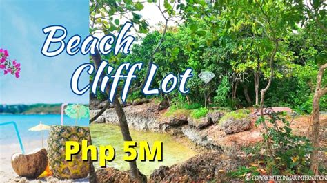 For Sale Wide Beach Cliff Lot Near Esperanza Beach At Camotes Island Cebu