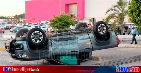 Hoy Tamaulipas Accidente En Tamaulipas Dos Heridos En Aparatoso