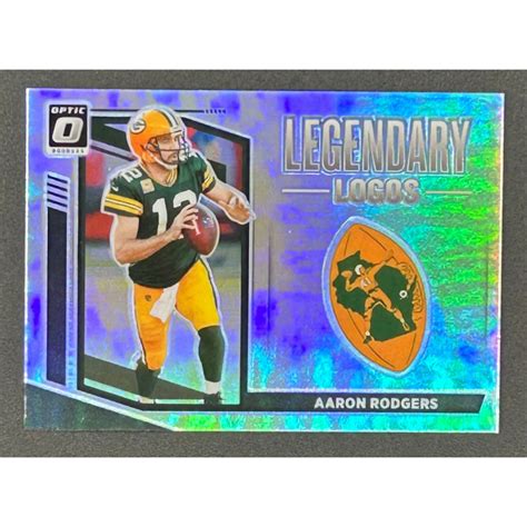 Aaron Rodgers 2021 Donruss Optic Legendary Logos 8 Pristine Auction