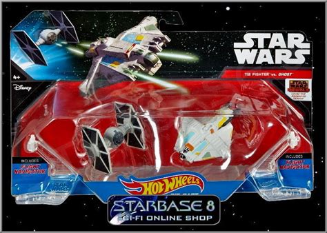 TIE FIGHTER Vs GHOST STAR WARS HOT WHEELS 2 PACK