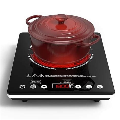 Electric Cooktop Electric Stove V ANHANE W Countertop Hot Plates Electric With Touch