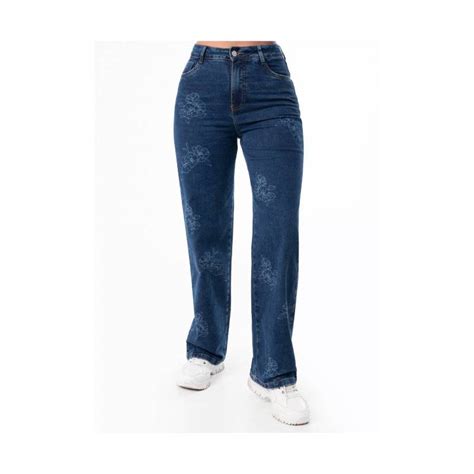 Pantalon Denim Stretch Cintura Mujer Goccos