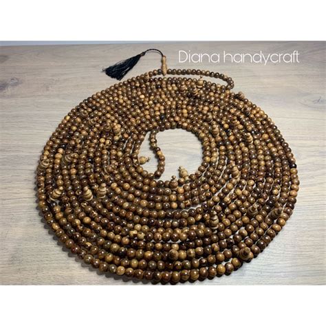 Kayu Tasbih Grains Of Kalimantan Natural Agarwood Mm Shopee