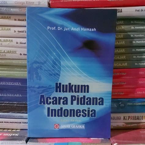 Jual Hukum Acara Pidana Indonesia By Prof Dr Jur Andi Hamzah