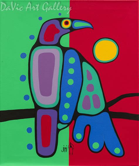 Jim Oskineegish Woodland Art Davic Gallery Of Native Canadian Arts