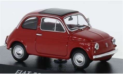 Miniature Fiat 500 1 43 Maxichamps L Rouge 1965 Voiture Miniature