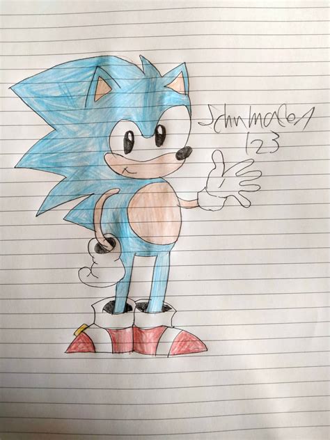 Classic Sonic Sketch By Schumacher7 On Deviantart