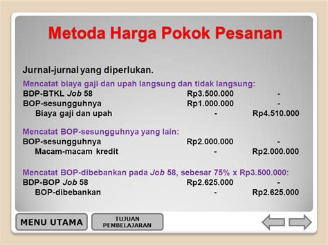 Pengertian Metode Harga Pokok Pesanan Pokokgempi