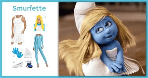 Smurfette Costume For Cosplay & Halloween 2024