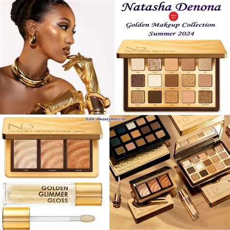 Летняя коллекция макияжа Natasha Denona Golden Makeup Collection Summer