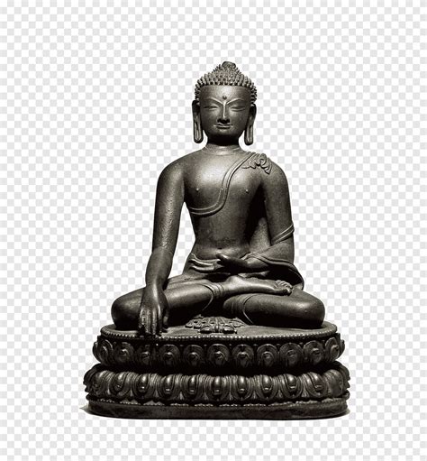 Shakya Seated Buddha From Gandhara Statue Buddhahood Buddhism Shakya