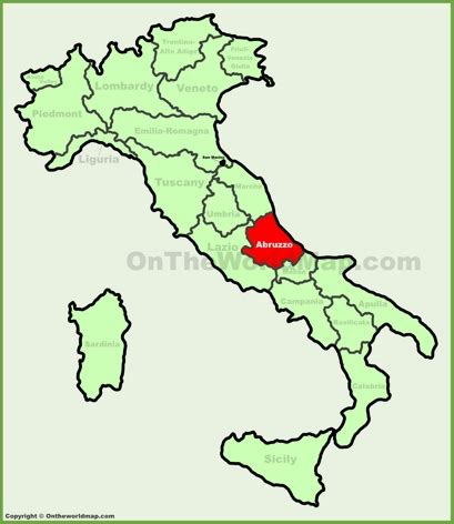 Abruzzo Maps | Italy | Maps of Abruzzo