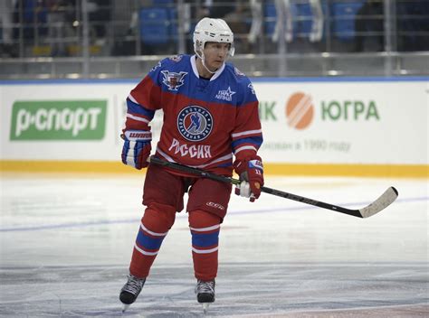 Russia: Vladimir Putin marks 63rd birthday with ice hockey match ...