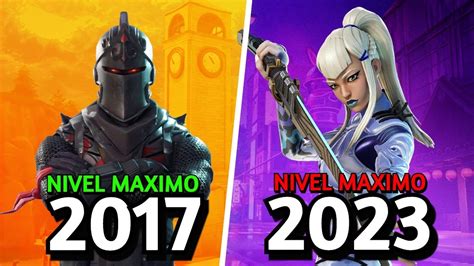 🌟la EvoluciÓn De Todas Las Skins Nivel Maximo Nivel 100 Fortnite