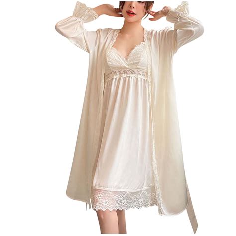 Samickarr Mini Nightdress Lingerie For Women Silk Nightgown Sleeveless Chemise Slip Mesh Long