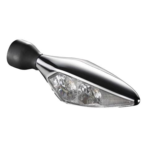 Clignotant Led Kellermann Micro Rhombus Df Chrome Mat Avec Feu Stop Et