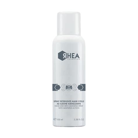 Очищающий спрей-санитайзер для рук и кожи Rhea Cosmetics SOS SkinClean ...