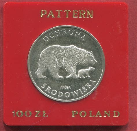 Polen Poland Zloty Zlotych Proba Pattern Umweltschutz B R