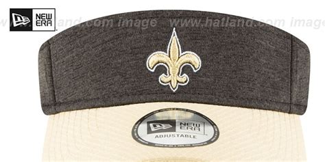 New Orleans Saints 18 Nfl Stadium Black Gold Visor