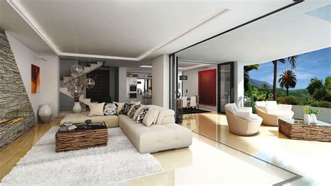 Modern Villa Living Room