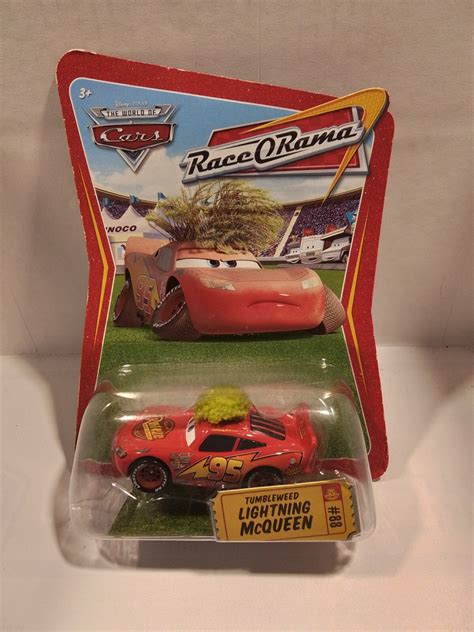 Disney The World Of Cars Race O Rama Tumbleweed Lightning Mcqueen 88