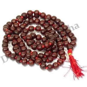 Red Sandalwood Mala Rakt Chandan Mala Red Chandal Rosary