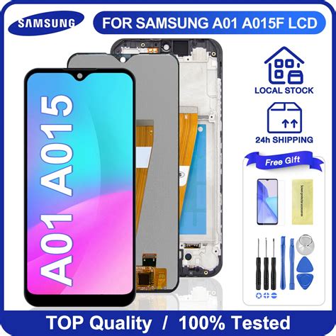 Original LCD With Frame For Samsung Galaxy A01 A015 A015F M A015F DS