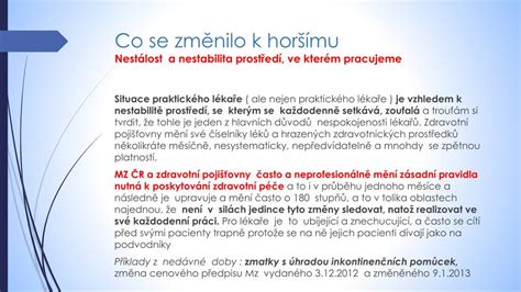 PPT Akutní krize ve zdravotnictví očima praktického lékaře PowerPoint