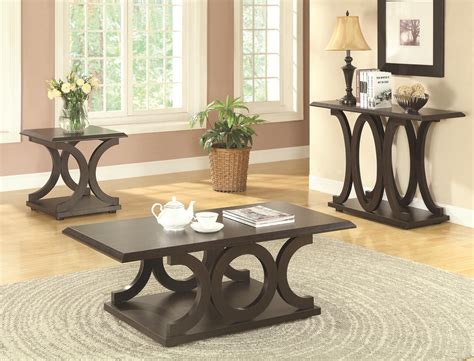 C-Shaped Sofa Table