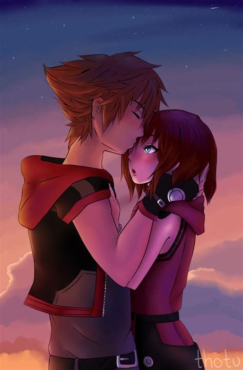 Kingdom Hearts 3 Sora And Kairi Kiss