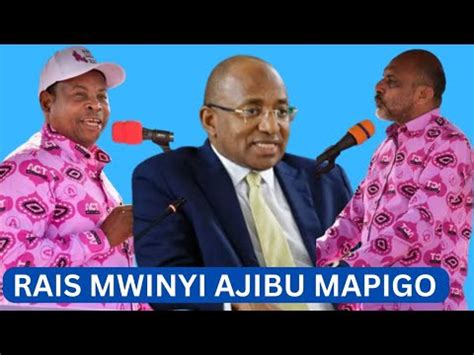 Maneno Ya Act Nungwi Yamvuruga Rais Mwinyi Ajibu Mapigo Akisema