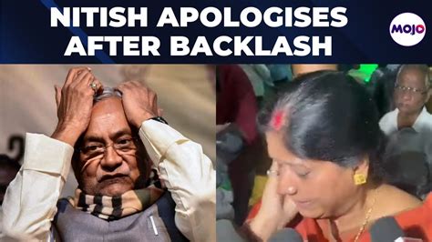 Nitish Kumar Apologises In Bihar Assembly After Massive Backlash On His