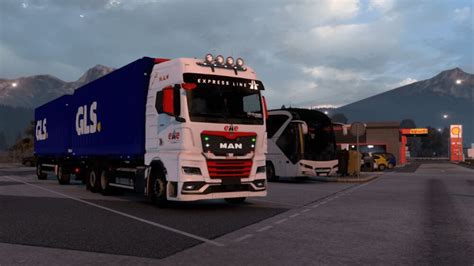 Skin Expressline For Man Tgx 2020 Ets2 Mods