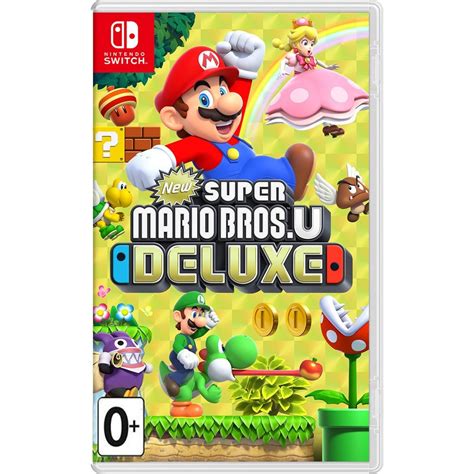 Игра New Super Mario Bros U Deluxe Nintendo Switch Русская версия купить по низкой цене с