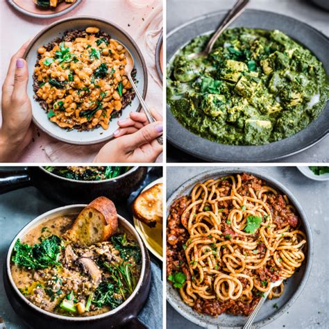 10 Healthy Vegan Dinner Recipes - Rainbow Plant Life