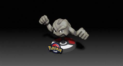 Stl File Geodude Pok Mon Figurine D Print Model Design To