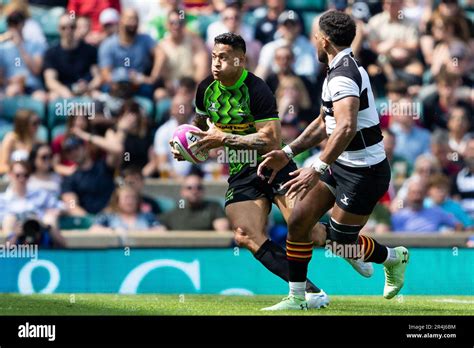 Israel Folau Of The World XV In Action During The Killik Cup Match