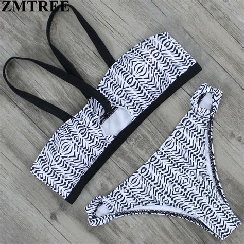 Zmtree Sexy High Quality Bikini Women Swimsuit Swimwear Cut Out