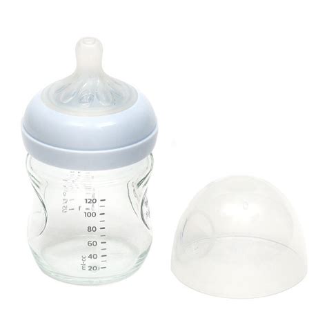 Avent Natural Biberon en verre 120 ml avec tétine à réponse naturelle